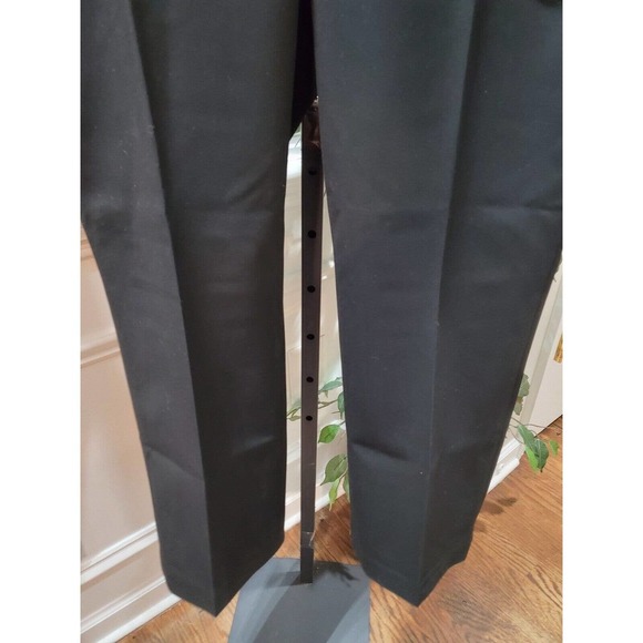 Hilary Radley Womens Black Pockets Zipper Front Dress Pants Size 18W - Picture 4 of 12